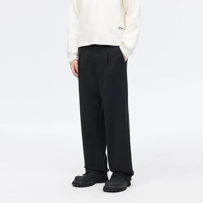 PSO Brand Suit Trousers Unisex Ink Gray-3