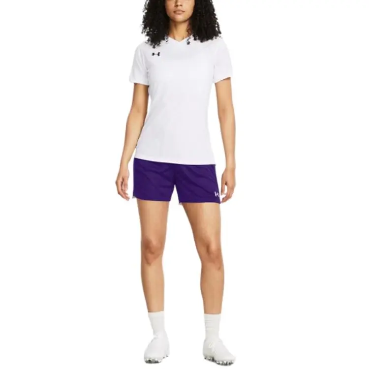 Under Armour Maquina 3.0 Sports Shorts Women's Purple-4