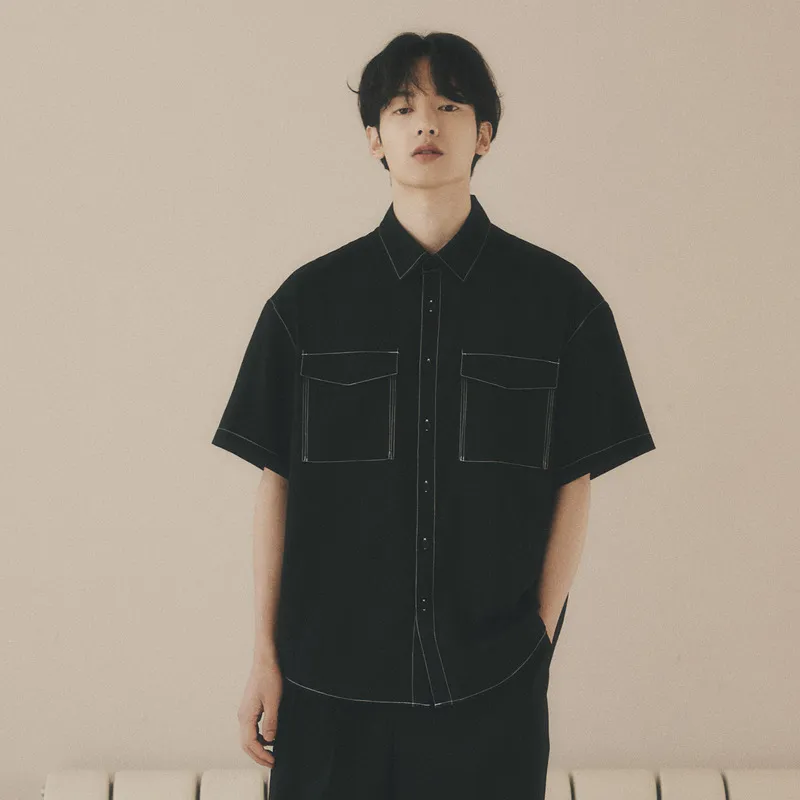 GXG Informal Commuter 1.0 Series Shirts Unisex Black-2