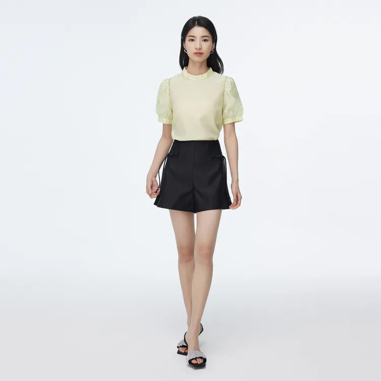 SHUIYUNJIAN Casual Shorts Women's-4
