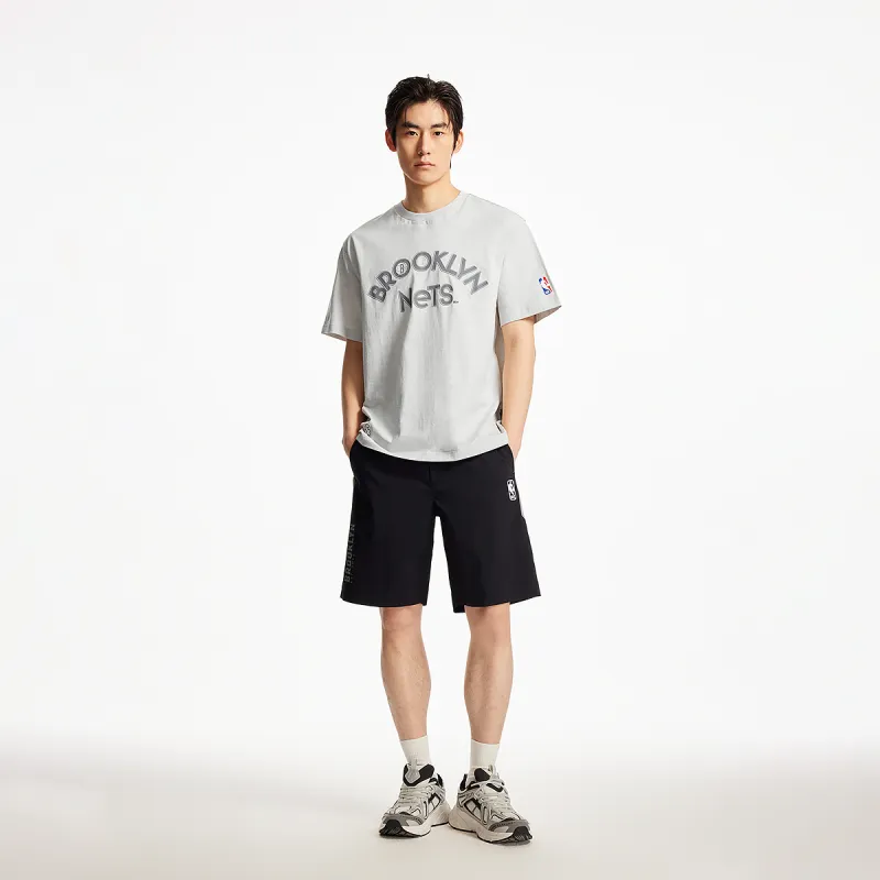 JACK JONES· JACK&JONESxNBA T Shirt Men's G01 Stone Gray Heather-3