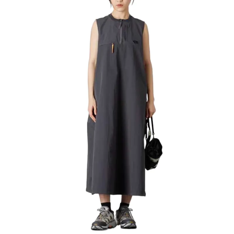 THE NORTH FACE SS25 Sleeveless Dress Women's Ink Carbon Gray-2
