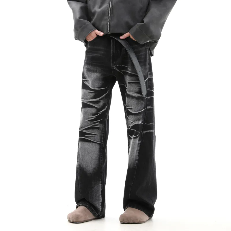 CUWU Jeans Unisex Black Gray Color-2