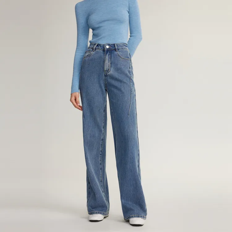 ELLE Jeans Women's Blue-3