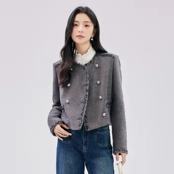 Dajia Poetry Cropped Coat Women's