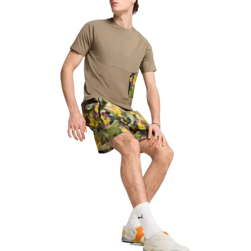 PUMA PUMATECH T Shirts Men Coffee-4