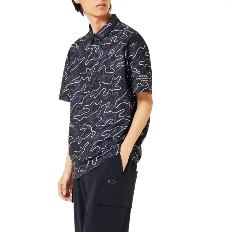 Oakley O Sync Pack Irradiation Shirt Men's Black Print-5