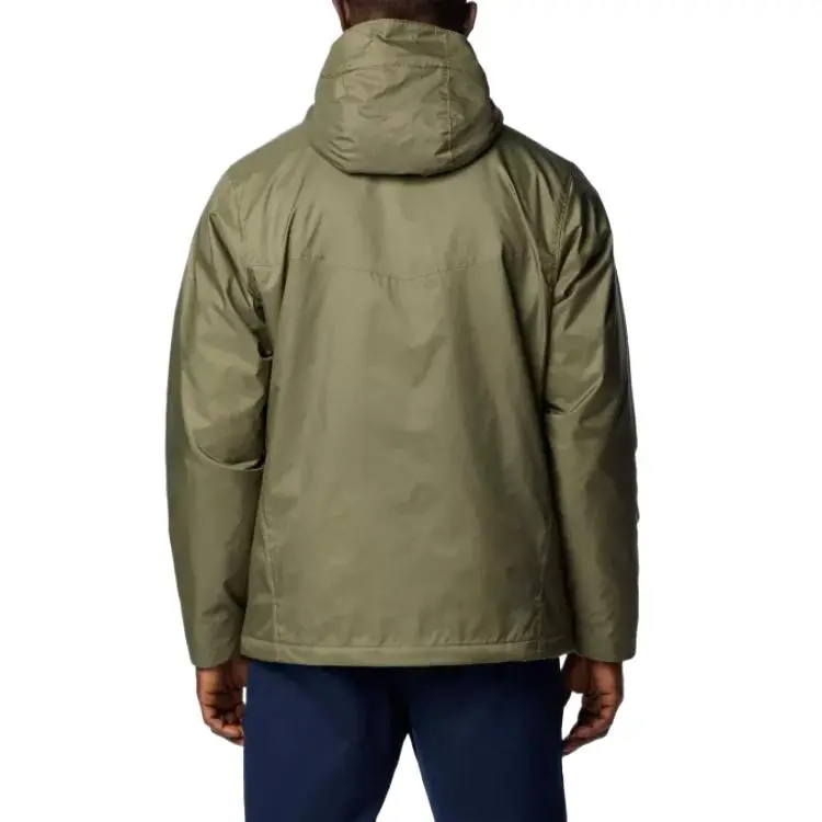 Columbia Glennaker Sherpa Lined Jacket Men's Stone Green-1