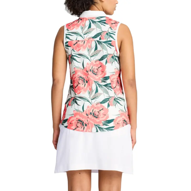 PUMA MATTR Polo Shirt Women's White Glow Peach Frost-3
