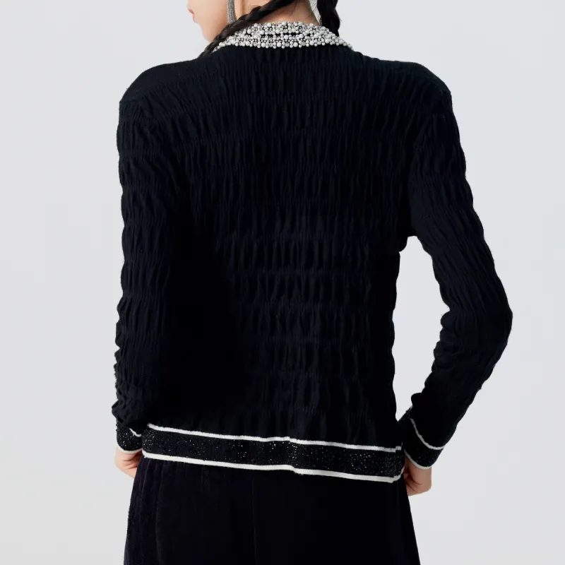 TCH Knitwear Women's Black With White Logo-6
