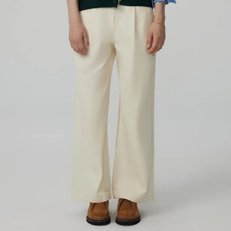 Teenie Weenie Casual Pants Women's Ivory White-2