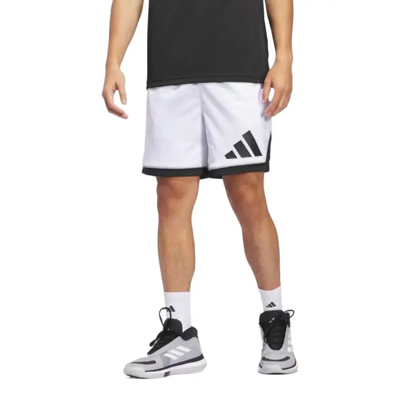 Adidas BASKETBALL Badge Of Sport Shorts Casual Shorts Men's White-1