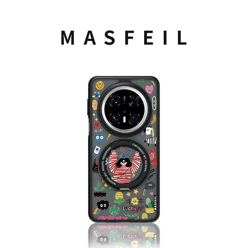 Marsfield Acrylic Material Skin Friendly 360 Rotating Pivot Case Phone Cases Compatibility  Huawei Mate 70/60/50/40 Pro-1