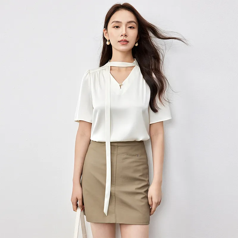 SENTUBILA Chiffon Shirt Women's-5