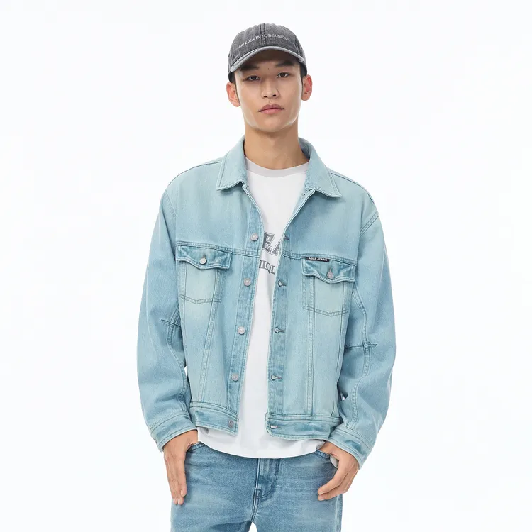 ABLE JEANS Jackets Coats Men's Light Azure-4