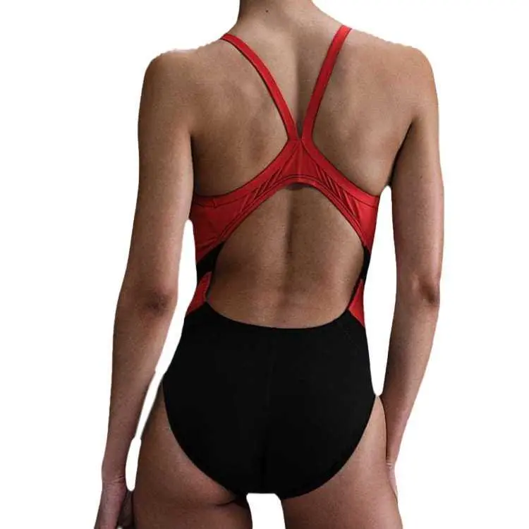 Nike One-piece Swimsuit Women's Red-1