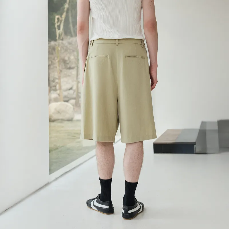 Lilbetter Casual Shorts Men Khaki-4