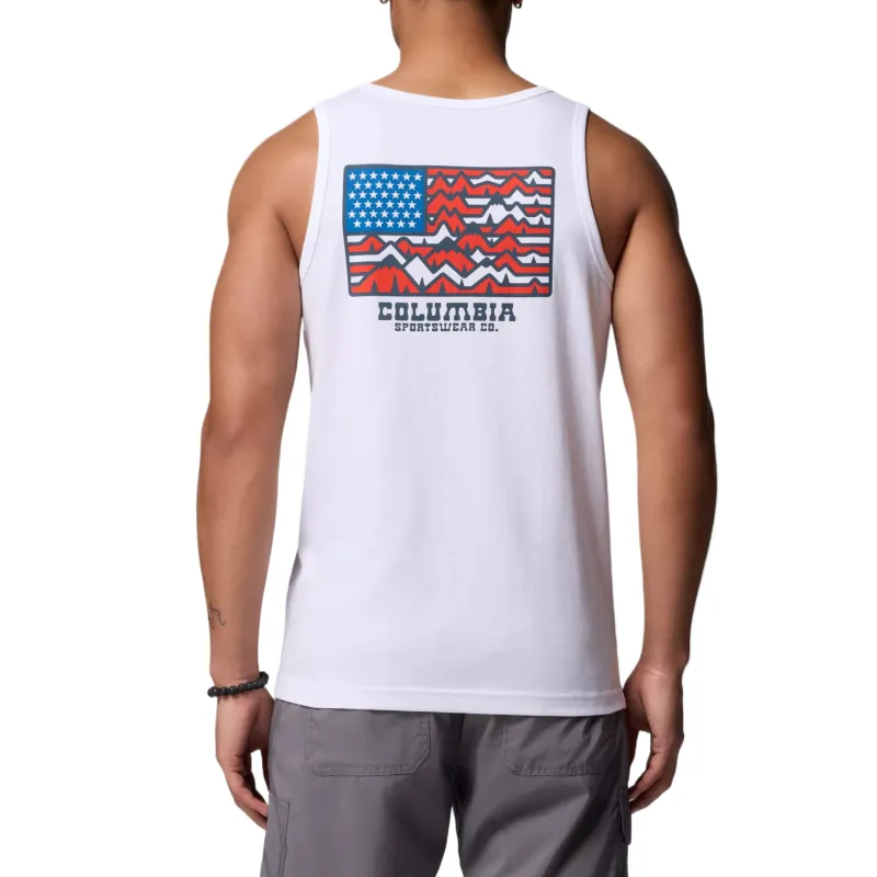 Columbia Tank Tops Men White-1