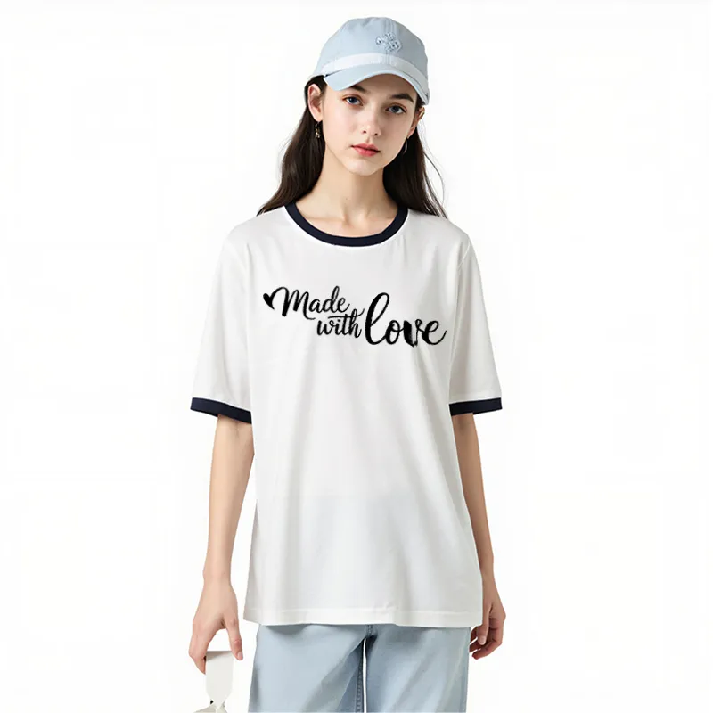 FAIRWHALE Drop Shoulder Sleeve T Shirt Women's-2
