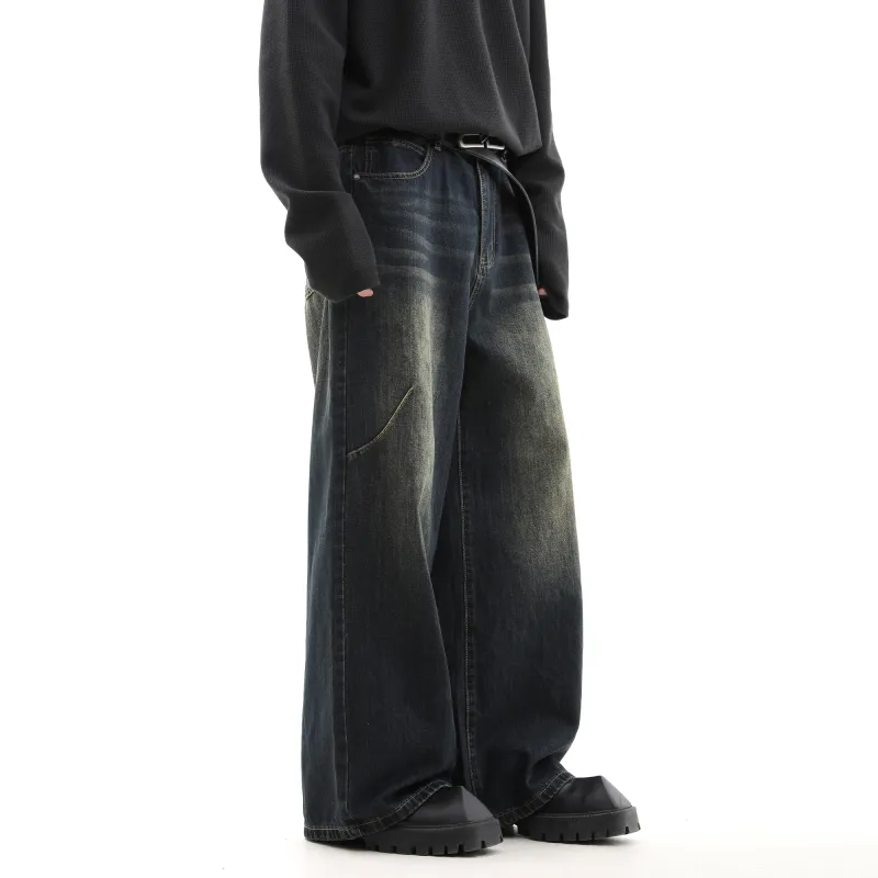 CUWU Jeans Unisex Vintage Blue-2