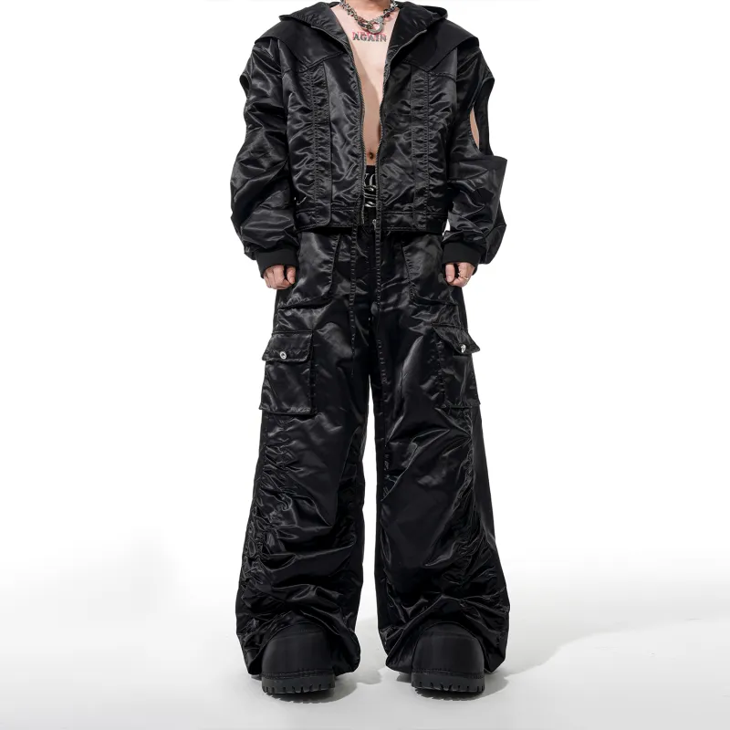 START EXCEED END Casual Pants Unisex Black Pants-3