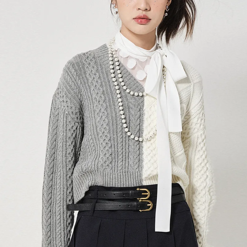 D'zzit Knitwear Women's Medium Gray-2
