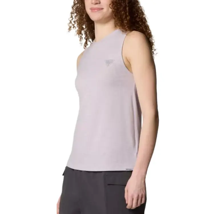 Columbia PFG Uncharted Fishing Collection Tank Tops Women's Lavender Pearl Heather-2