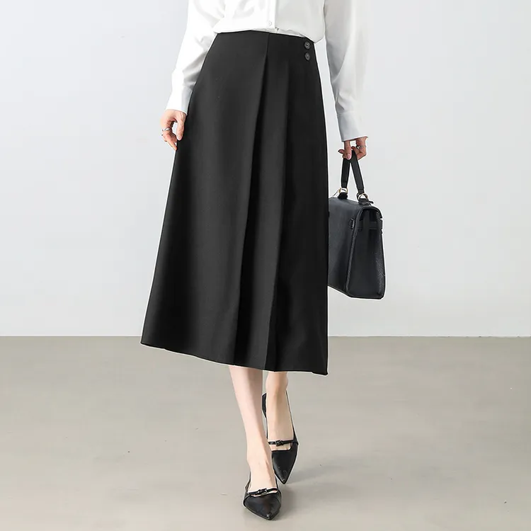 SENTUBILA Casual Long Skirts Women's-12