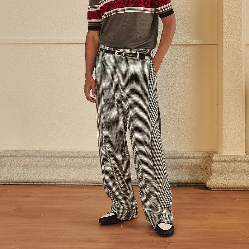 GLACIERBOY Suit Trouser Unisex Houndstooth-2