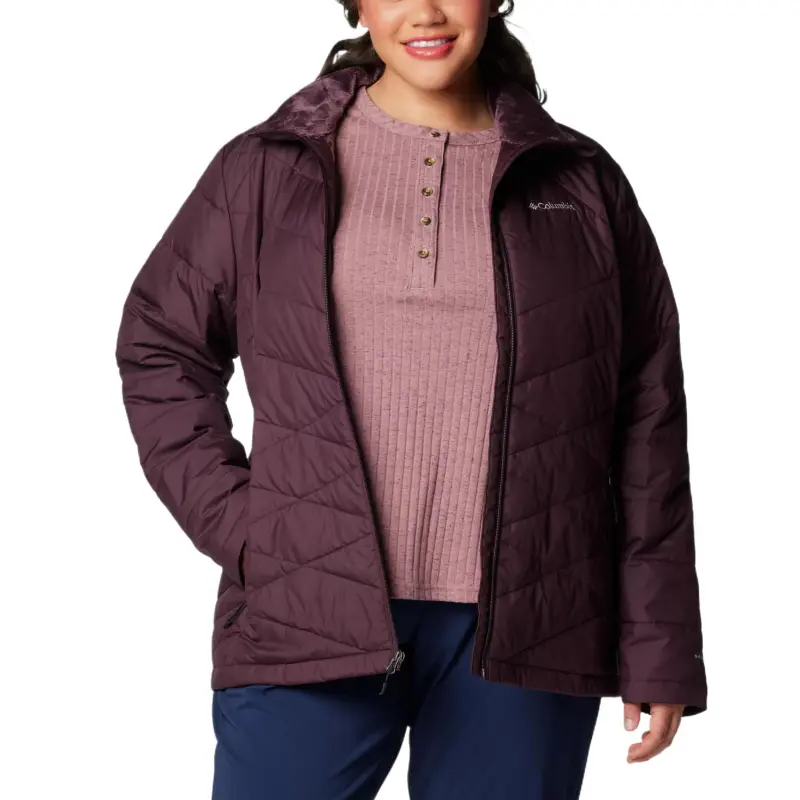 Columbia Jackets Coats Women's Dark Purple-2