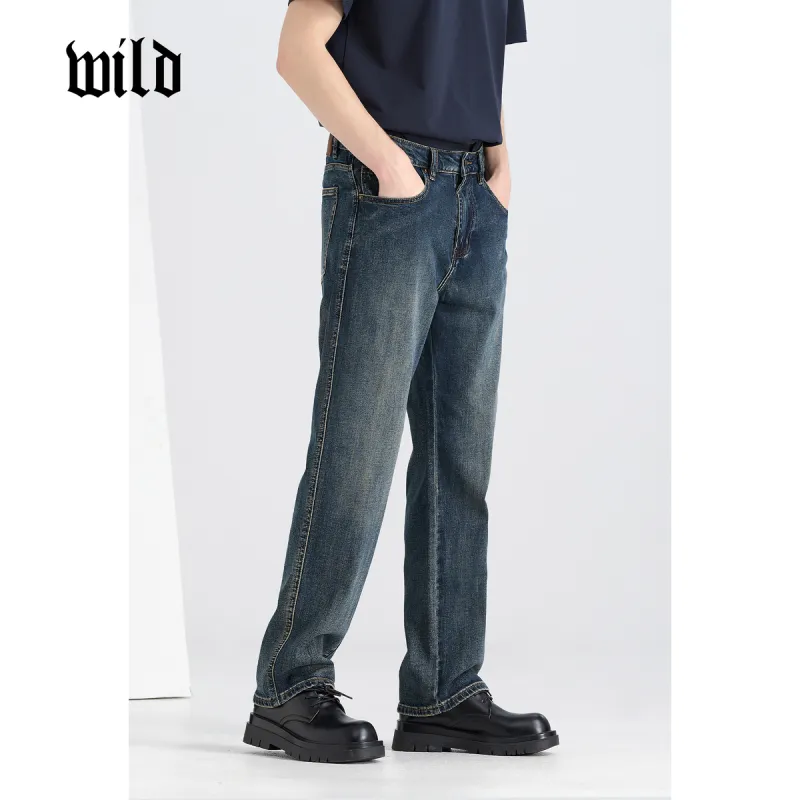 WILD LEADER Jeans Men Vintage Blue[NKW5138W25]-1