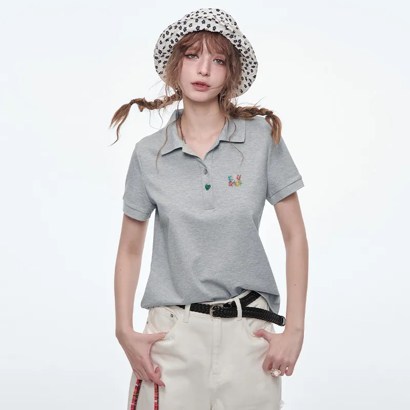 ELF SACK T Shirt Women's Colorful Pearl Gray-2