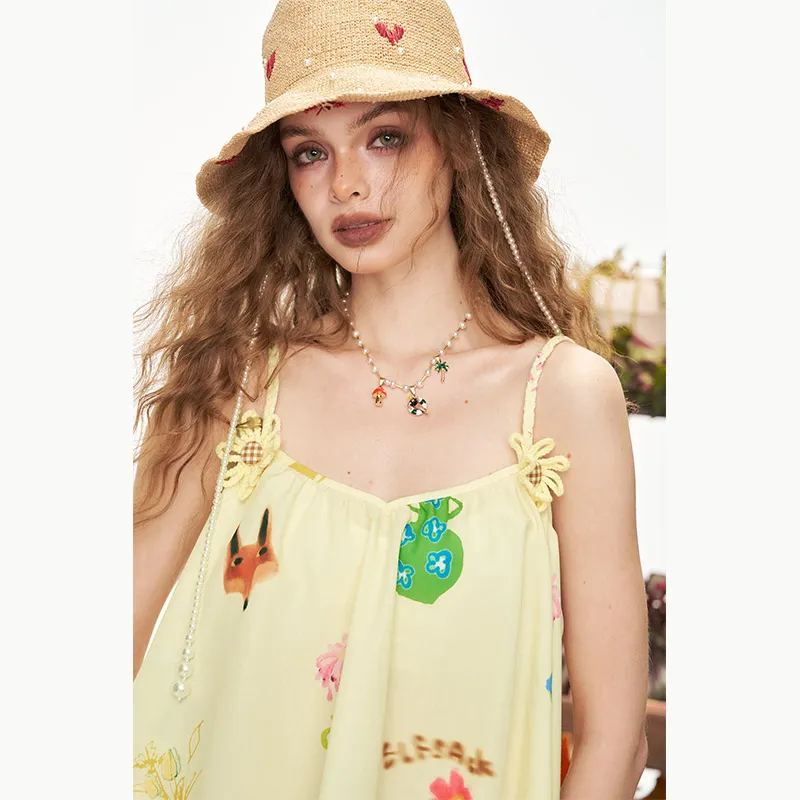 ELF SACK Camisoles Women's Fox Yellow Cream-2