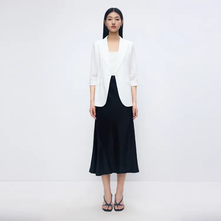 SHUIYUNJIAN Casual Long Skirt Women's-4