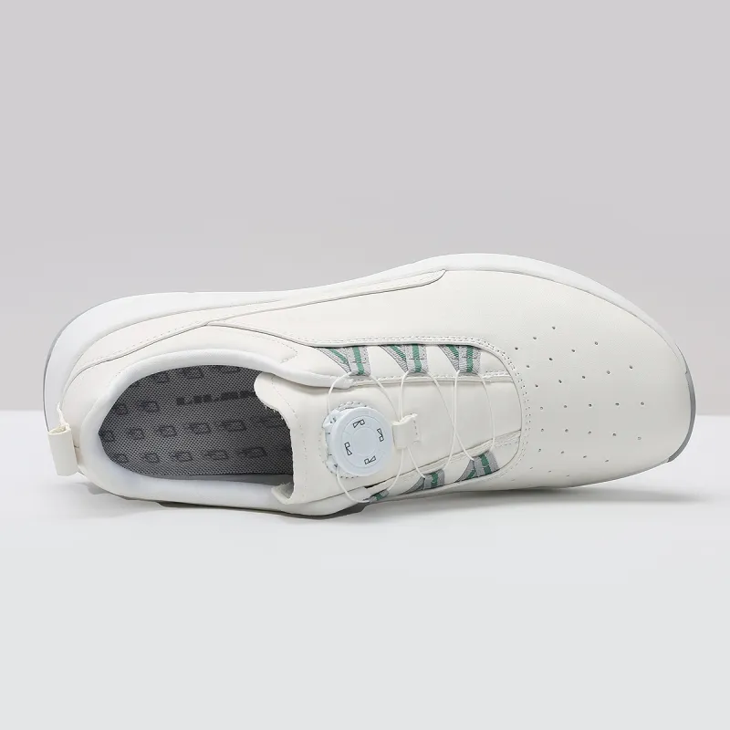 LESS IS MORE Low Top Casual Shoes Men's White/Green-1