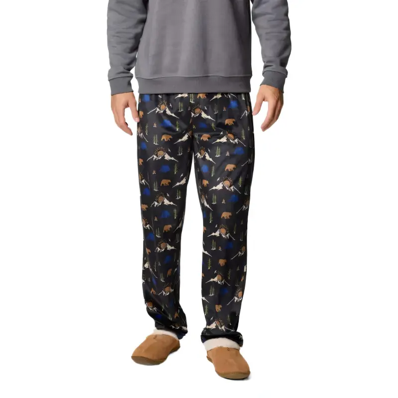 Columbia Minky Pajama Pants Men's Black-2