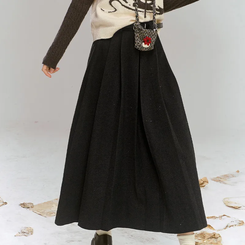 ELF SACK Casual Long Skirt Women's-9