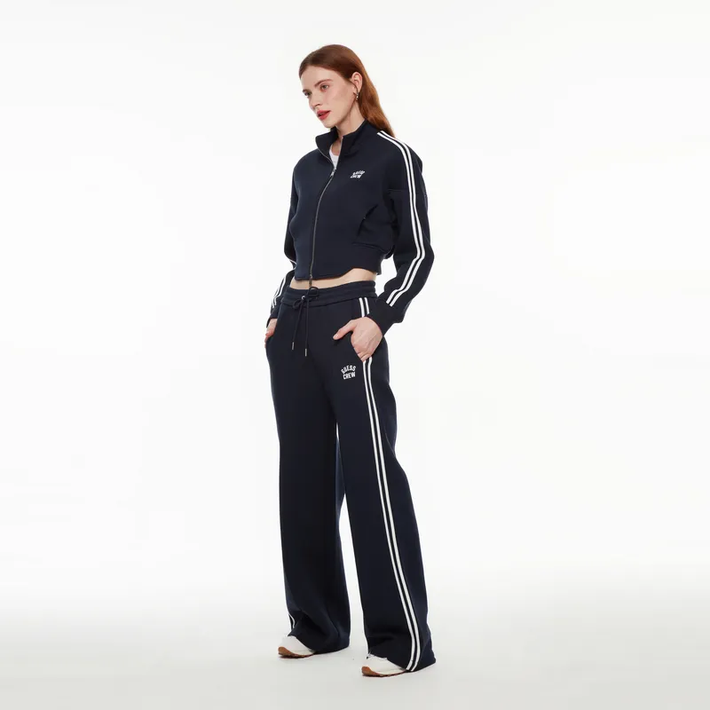 GUESS Cropped Coats Women's Navy Blue-5