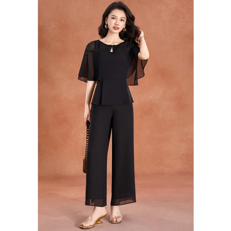 Mylan Casual Suits Women's Black-4