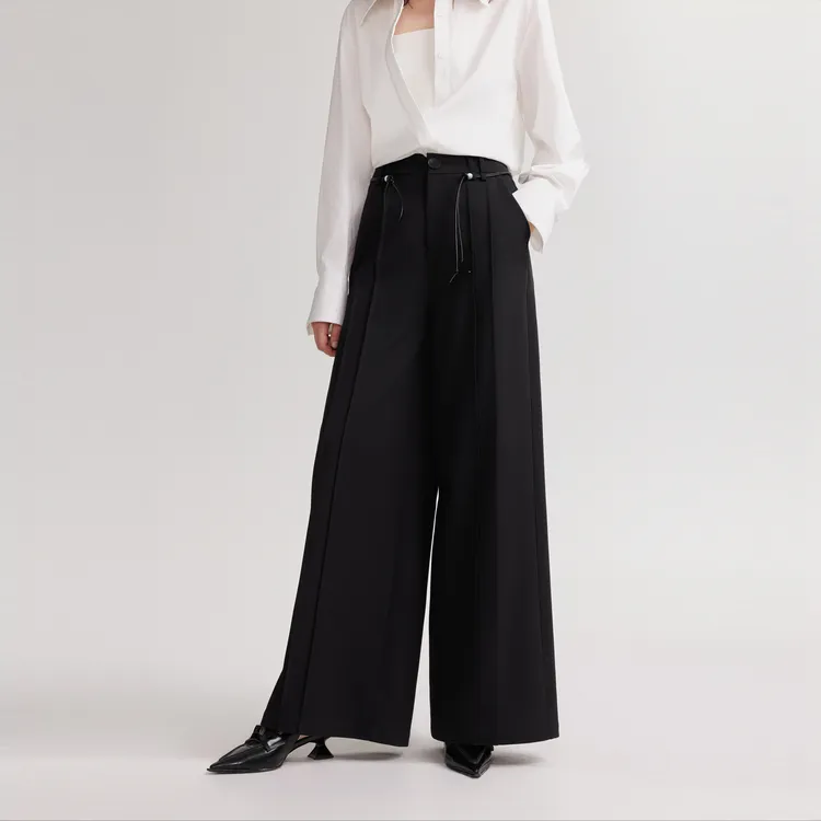 ELLE Casual Pants Women's Black-2