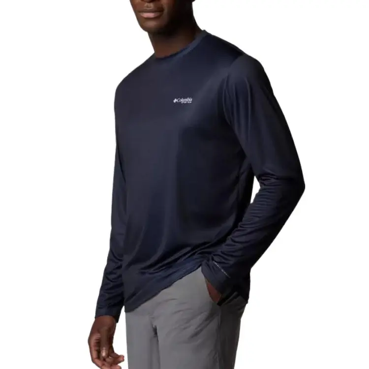 Columbia PFG Terminal Tackle Tarpon Rise T-Shirt Men's Marine Blue-2