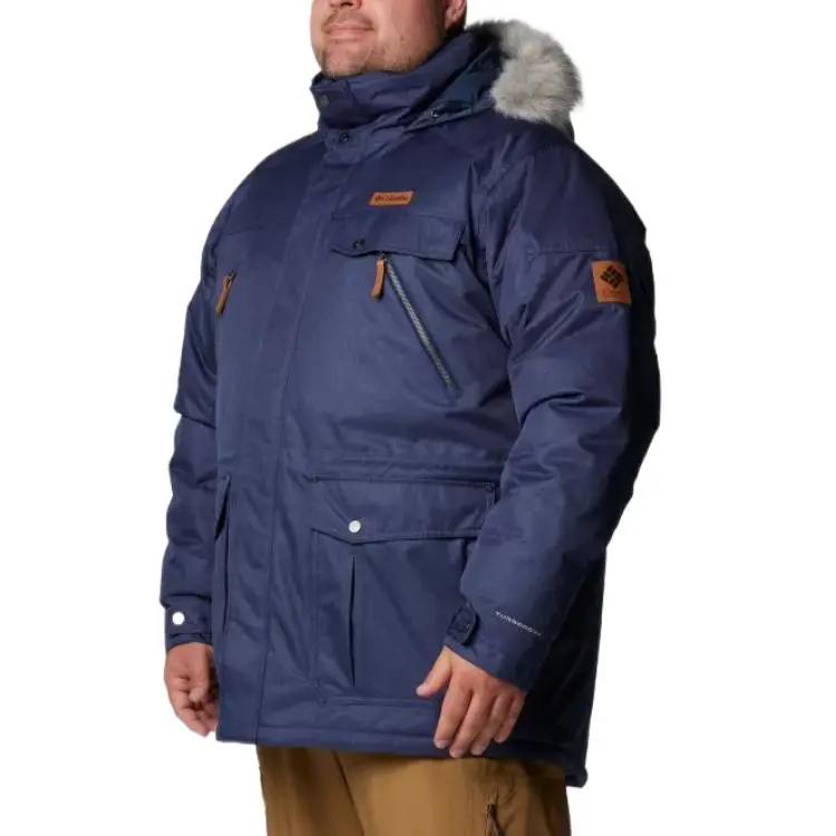 Columbia Omni-Heat Barlow Pass TurboDown Jacket Men's University Marine-2