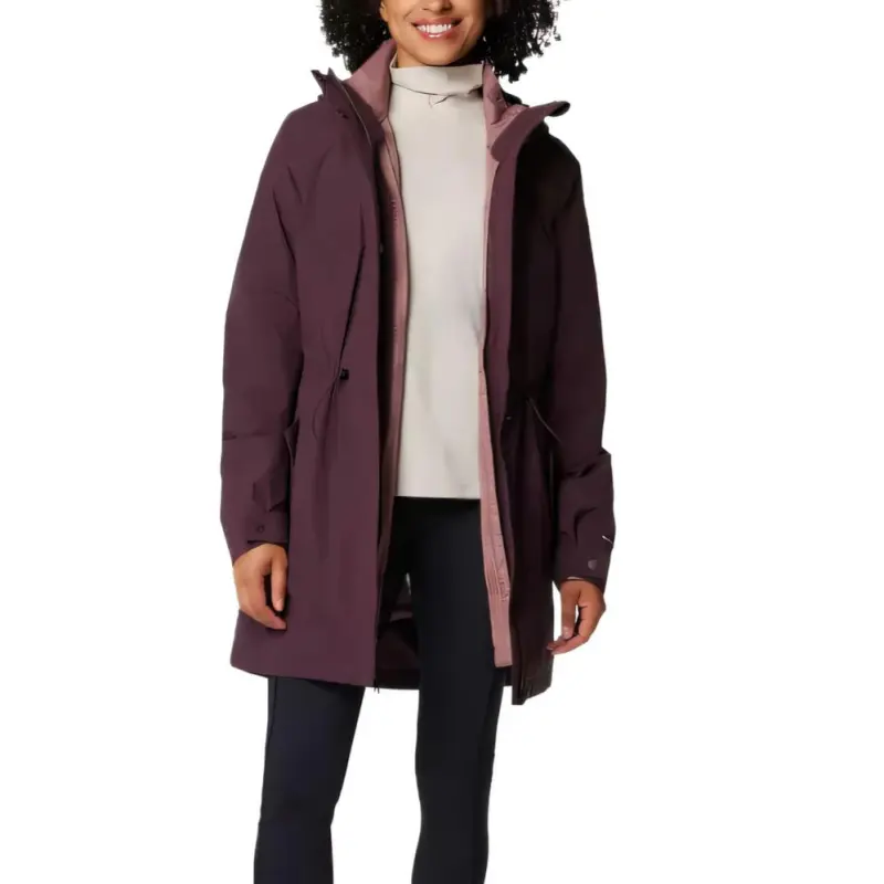 Columbia Lolo Pass Interchange Jacket Women's Red Brown-3