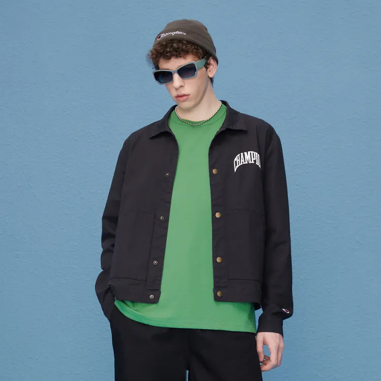 Champion Jackets Unisex Black-2