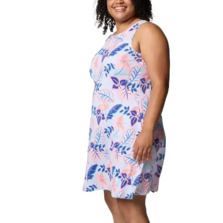Columbia Chill River™ Sleeveless Dress Women's Pink Blue-1