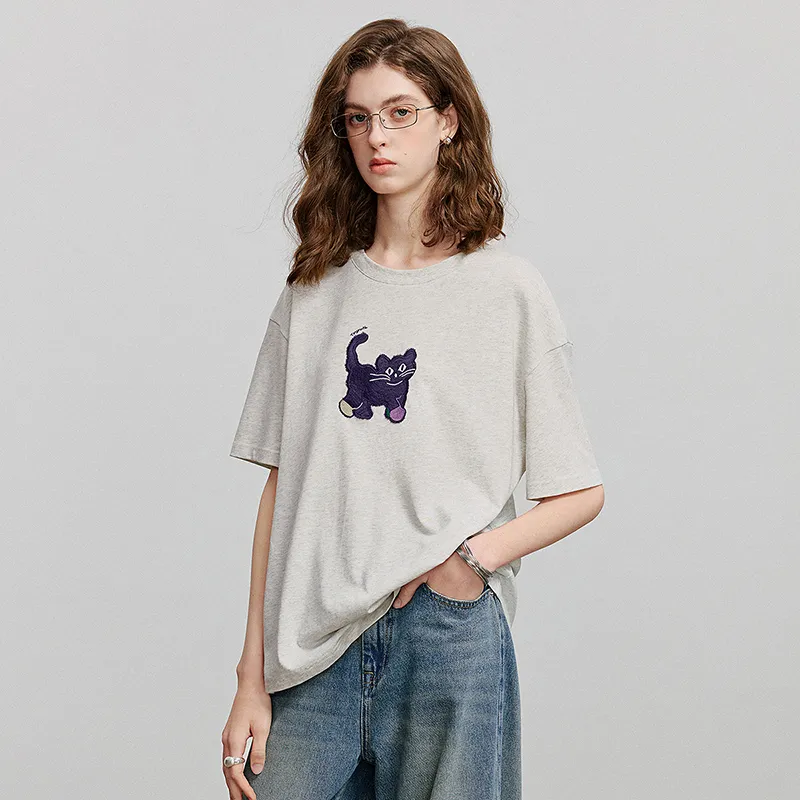 Initial Language T Shirt Women's-14