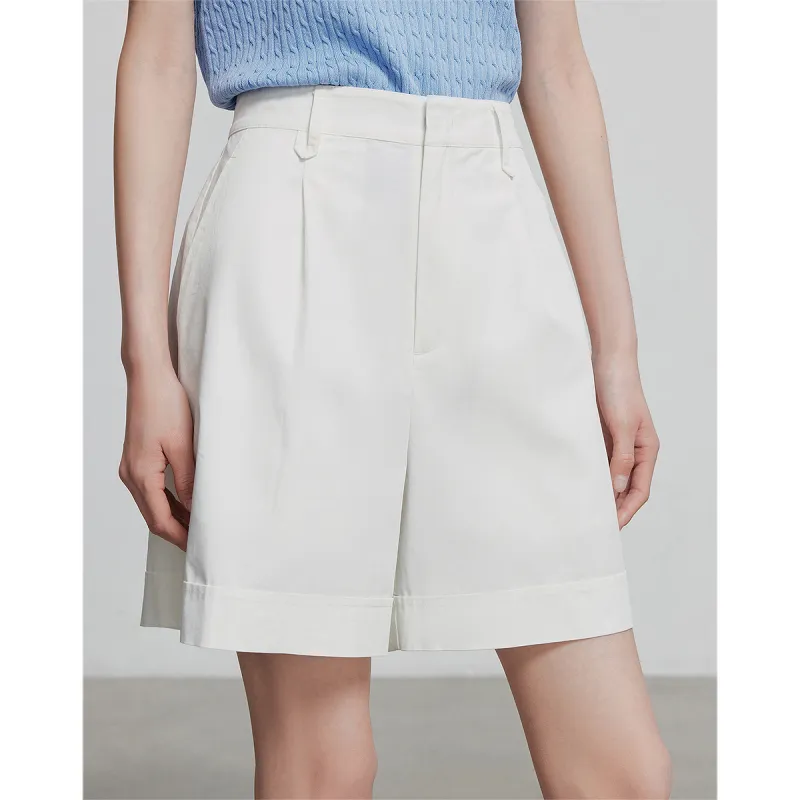 Initial Language Casual Shorts Women's-1