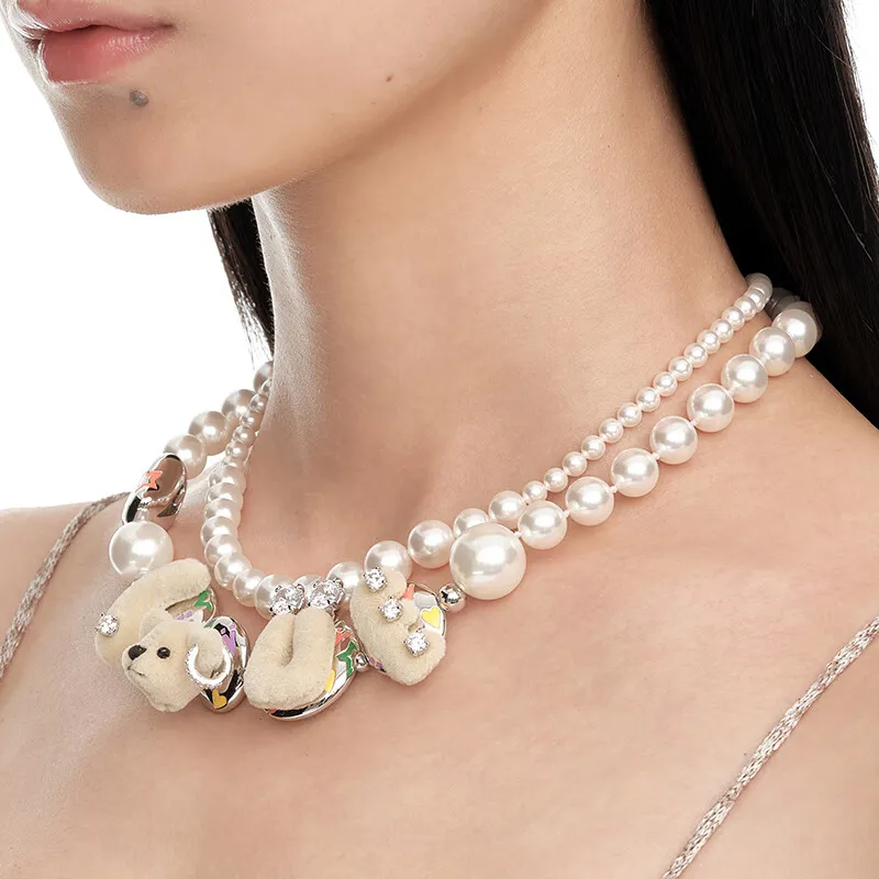 YVMIN Bear motif Necklace-1