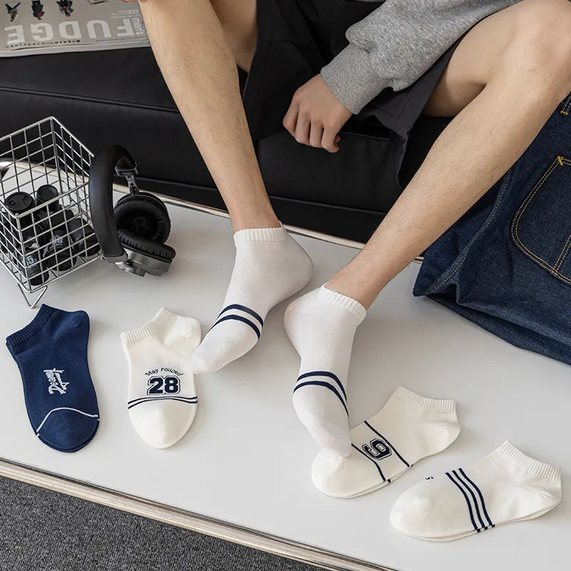 Gentle Welcome No Show Socks Men's 5 Pack-6