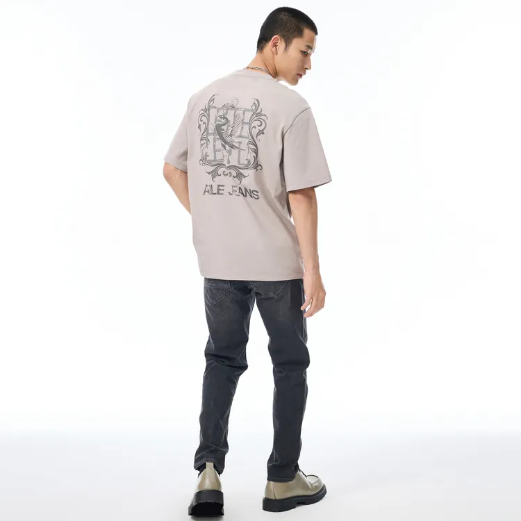 ABLE JEANS Men's Meteorite Gray-5